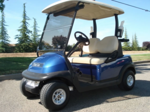 Club Car Precedent, Sapphire Blue metallic color