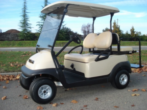 Club Car Precedent 4 passenger gas utility golf cart