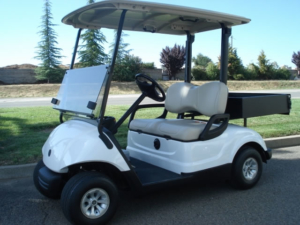 Yamaha 2 passenger utility golf cart