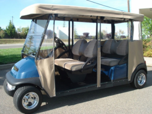 Custom Sunbrella Golf Cart Enclosure