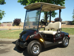 2017 Yamaha AC PTV 2 passenger golf cart