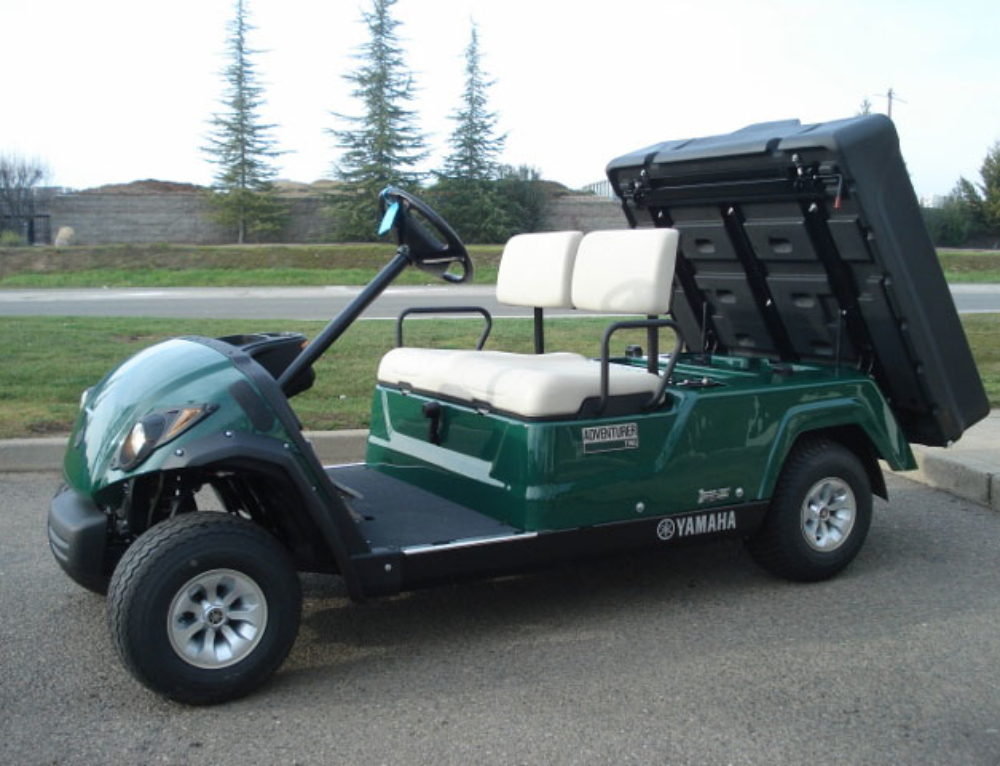 Yamaha Adventurer Two with Dump and Cargo Box Gilchrist Golf Cars