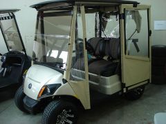 Sunbrella Hinged Door Enclosures DoorWorks golf cart enclosures