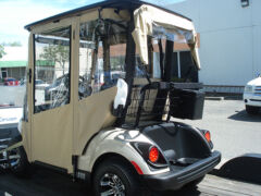 Sunbrella Hinged Door Enclosures DoorWorks golf cart enclosures